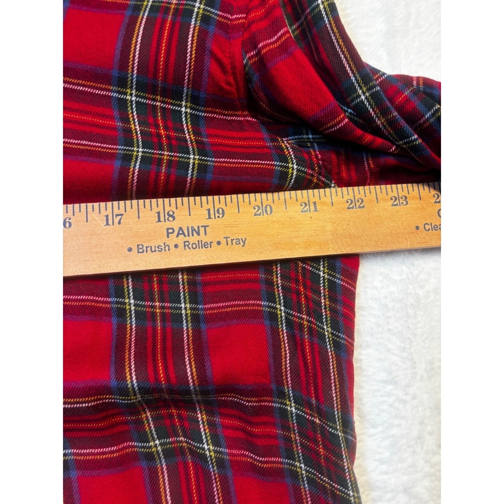 Lauren Ralph Lauren Red Plaid Button-Down Shirt - Picture 4 of 10